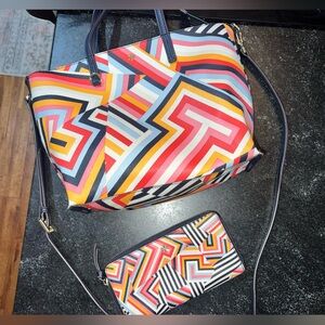 Geometric Tory Burch Crossbody